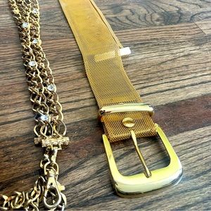 Gold fashion belts